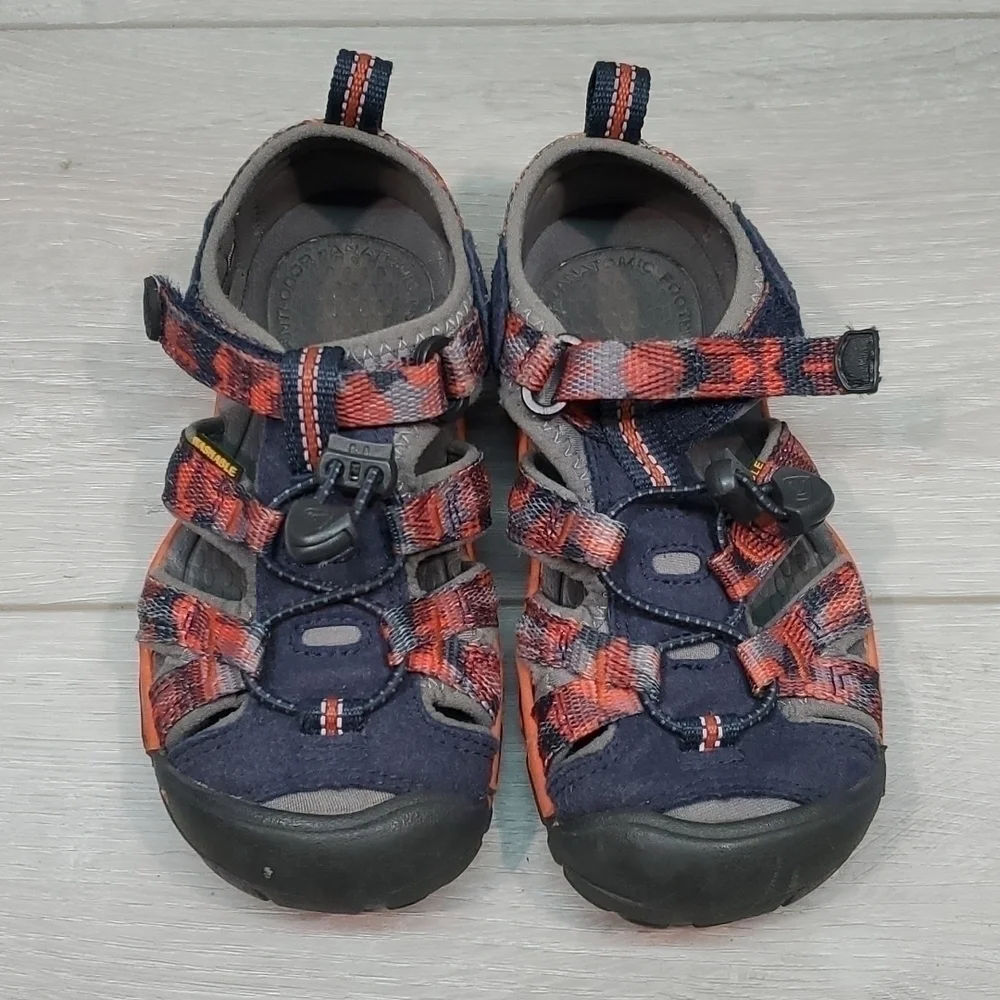 Keen Kids Boys Outdoor Hiking Comfort Hook&loop Waterproof San shoes sz 11